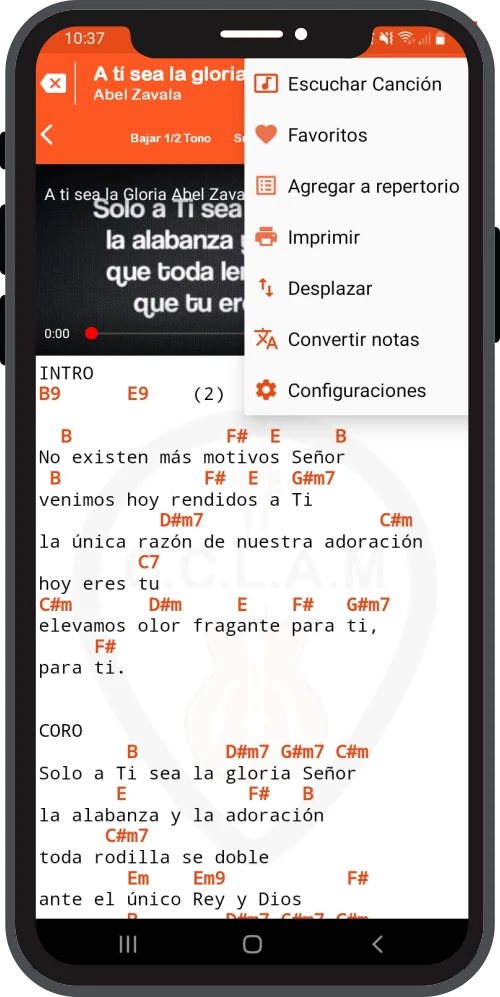 Cancionero Cristiano L.A.M screenshot