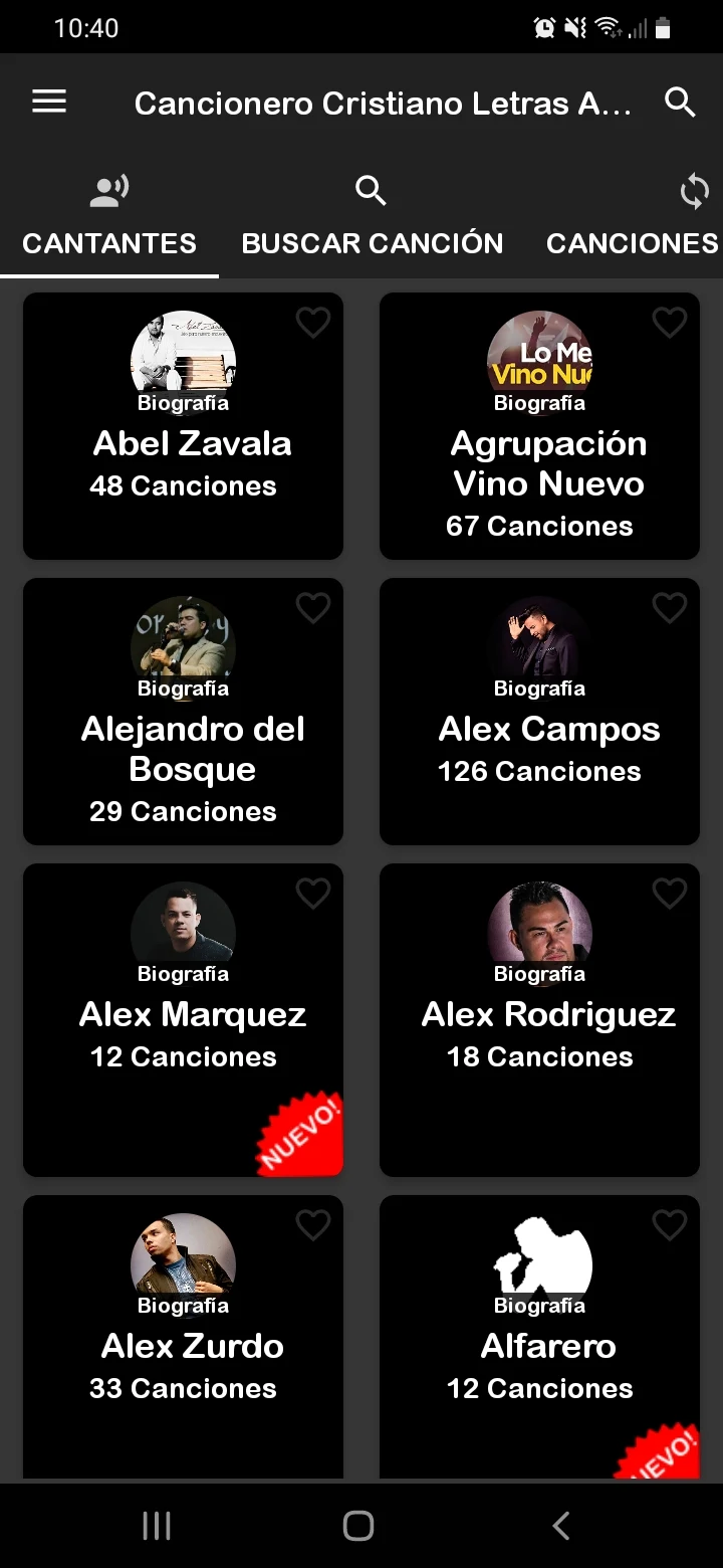 Cancionero Cristiano L.A.M screenshot